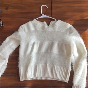 Hippie Rose crop neck sweater